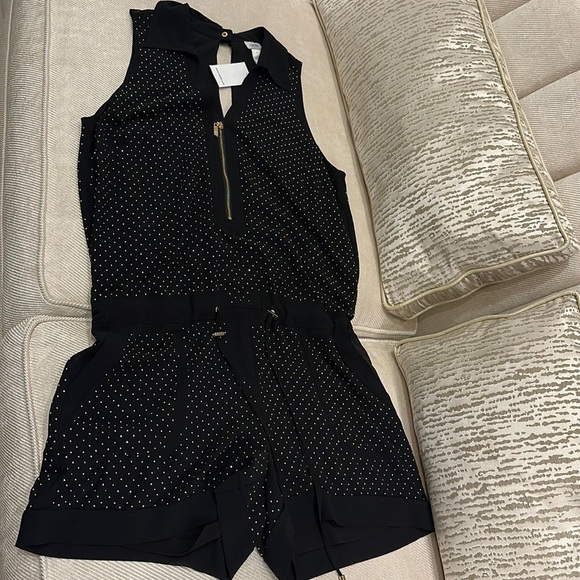 Cache Pants - NWT - RARE Cache Studded Romper - Size Medium